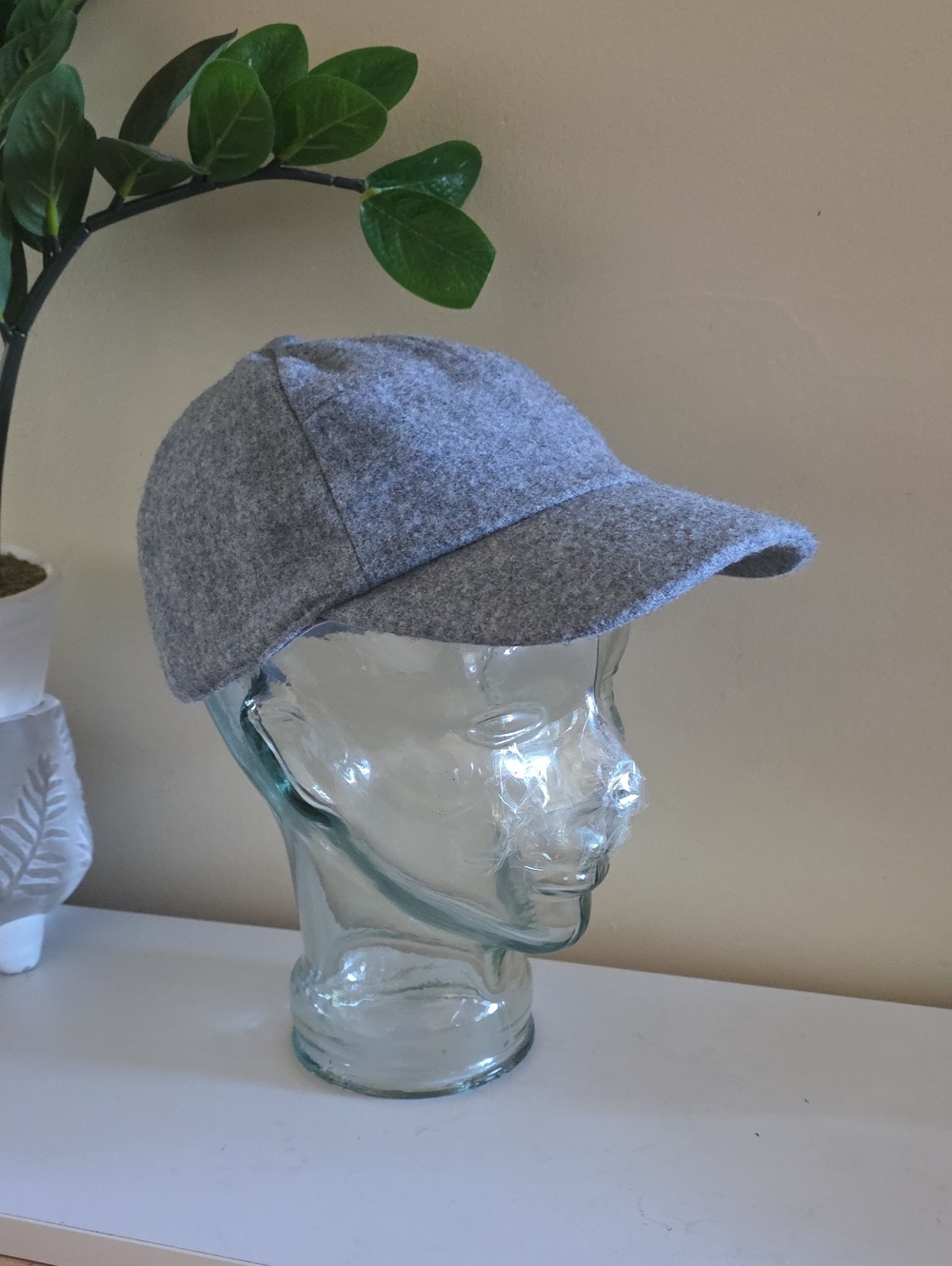 Banana Republic Wool Blend Women's Ball Cap - Light Gret L/XL
